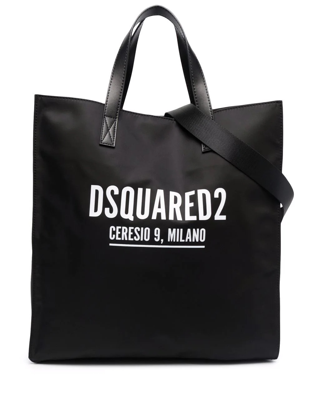 logo-print tote bag - 1