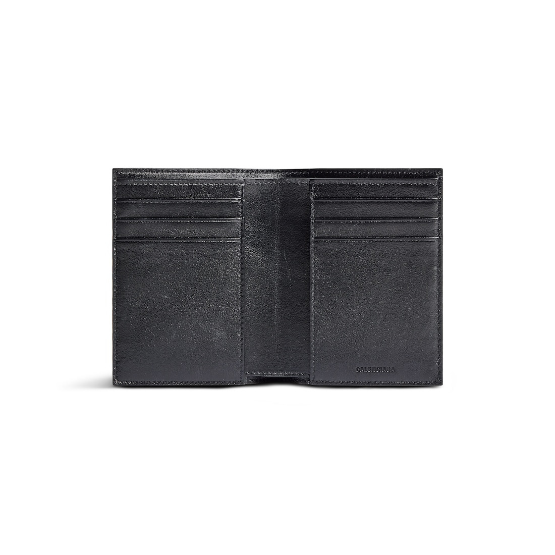 Men's Signature Vertical Bifold Wallet Bb Monogram Coated Canvas  in Black/grey - 3