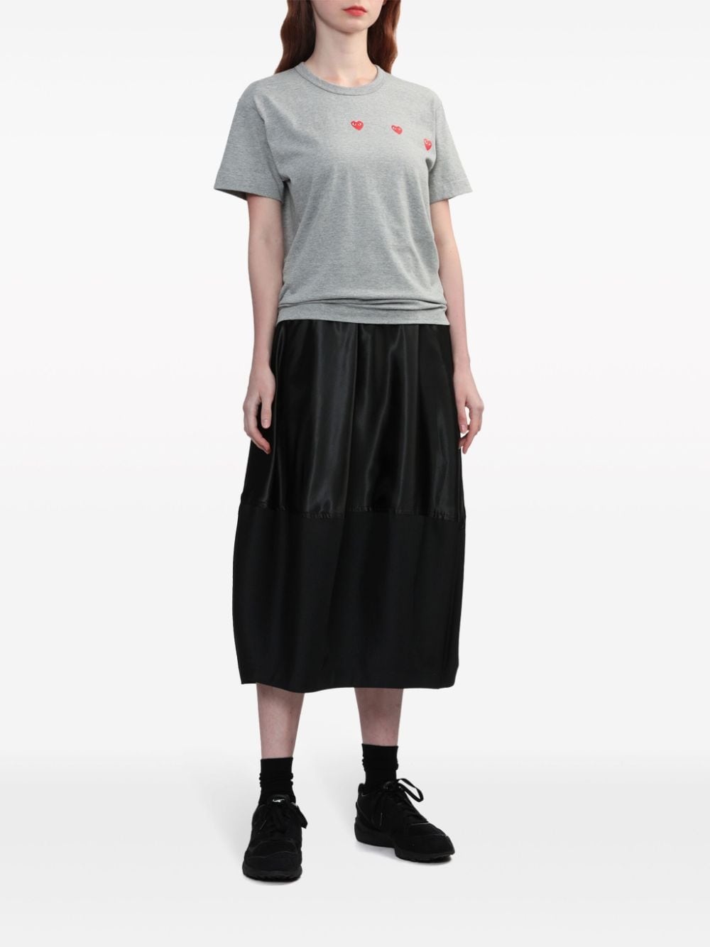 Triple Hearts cotton T-shirt - 2