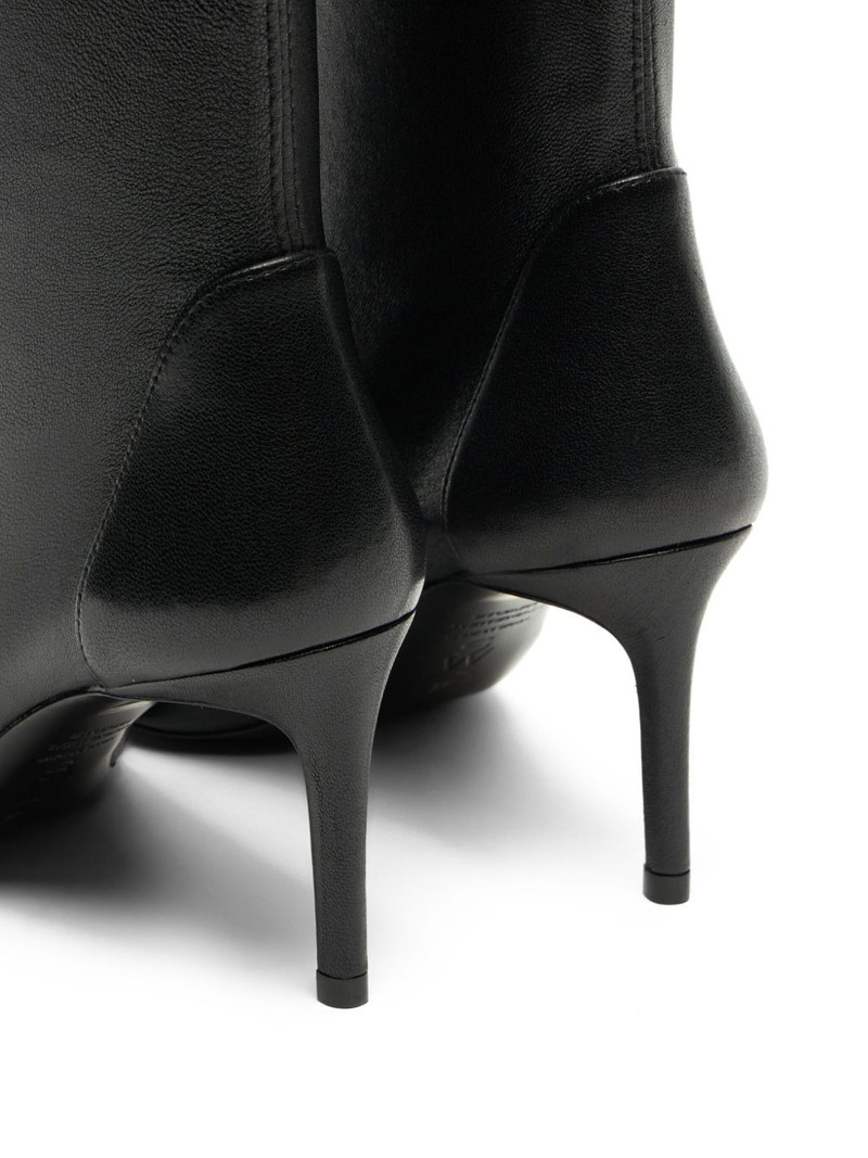 knee-high pointed-toe boots 3
