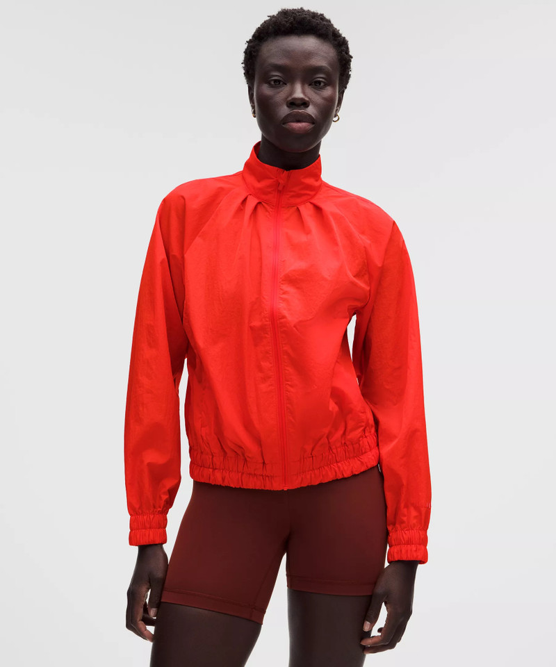 Lightweight Pleated Track Jacket 1