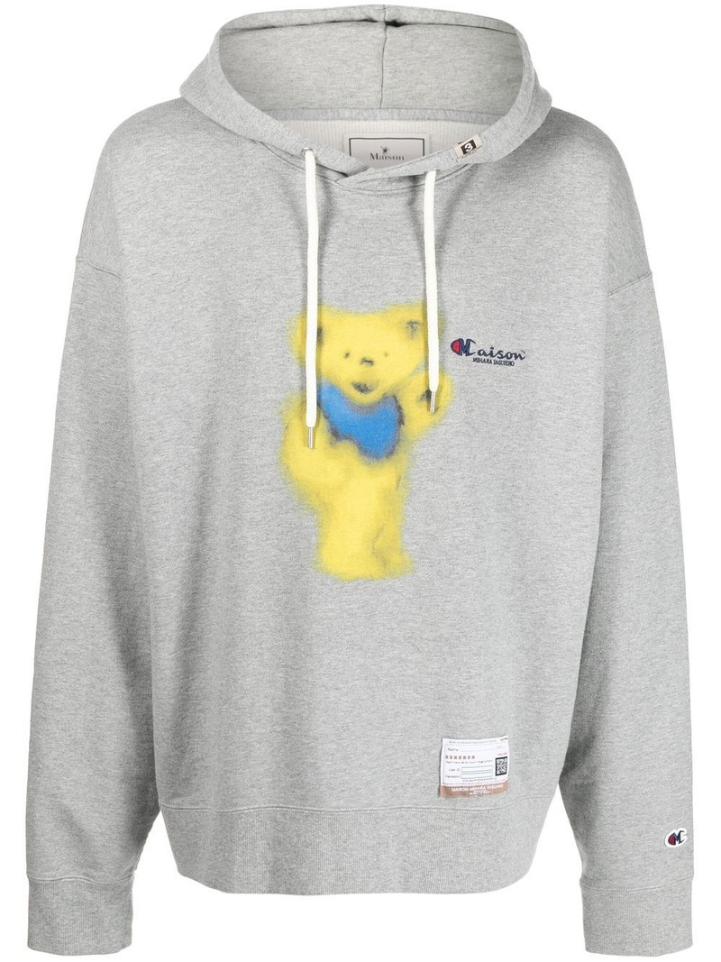 x Champion graphic-print hoodie 1