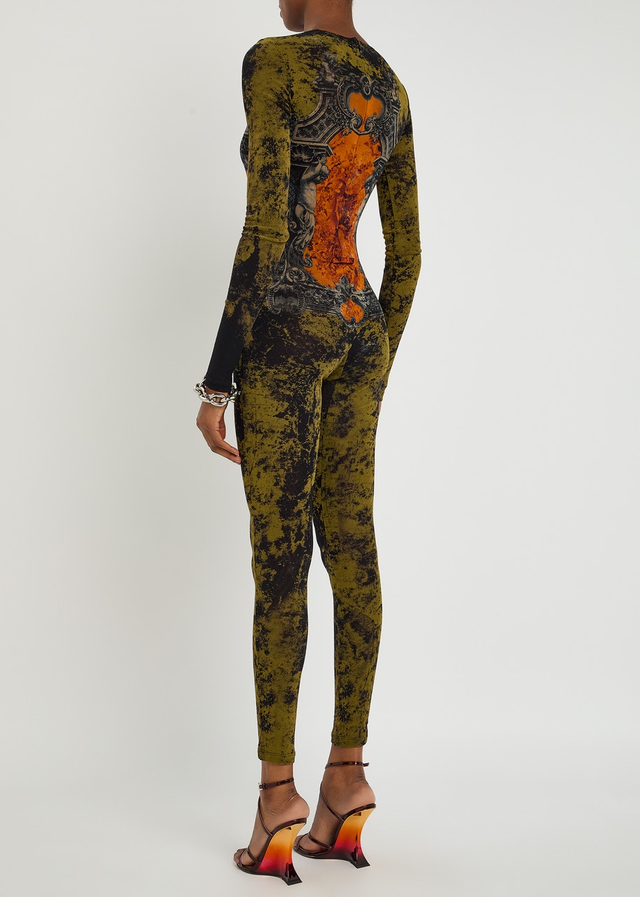 Jean Paul Gaultier Printed Mesh Catsuit - 3