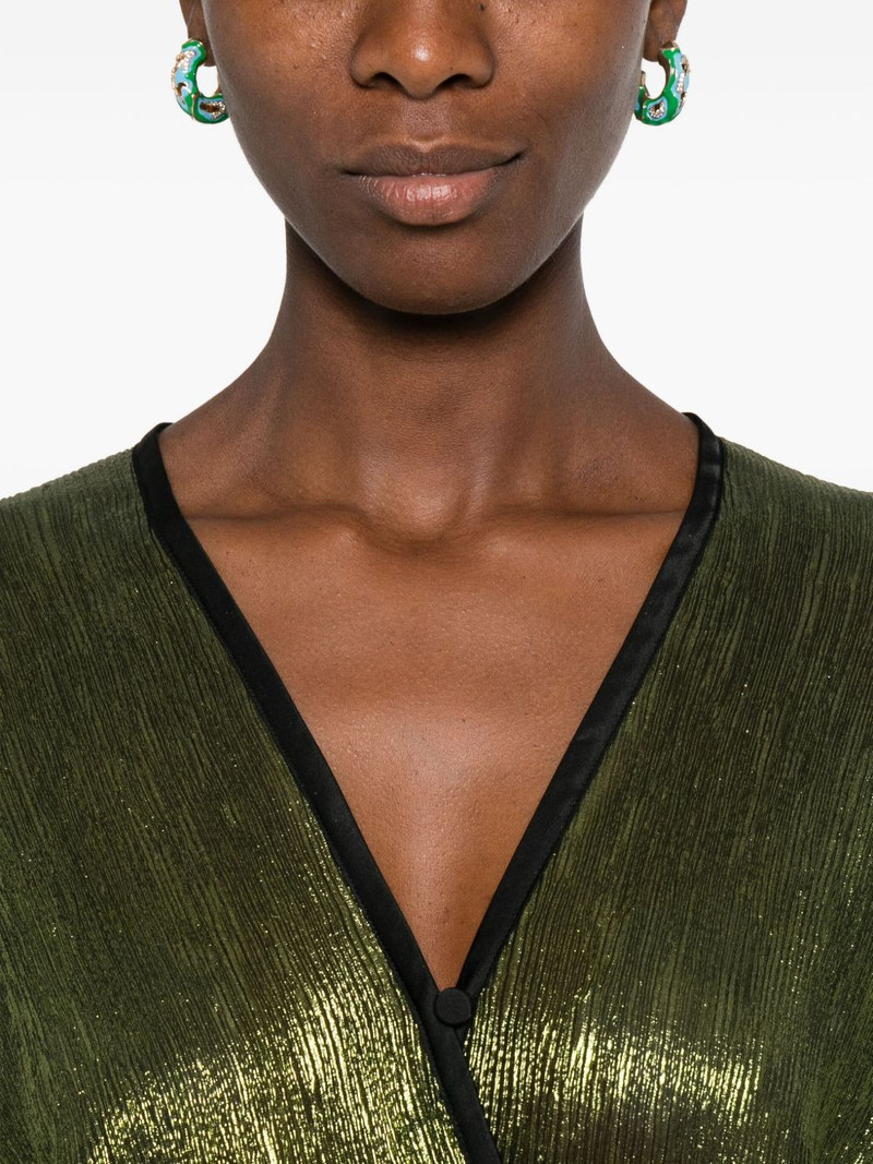 metallic wrap-effect top 5