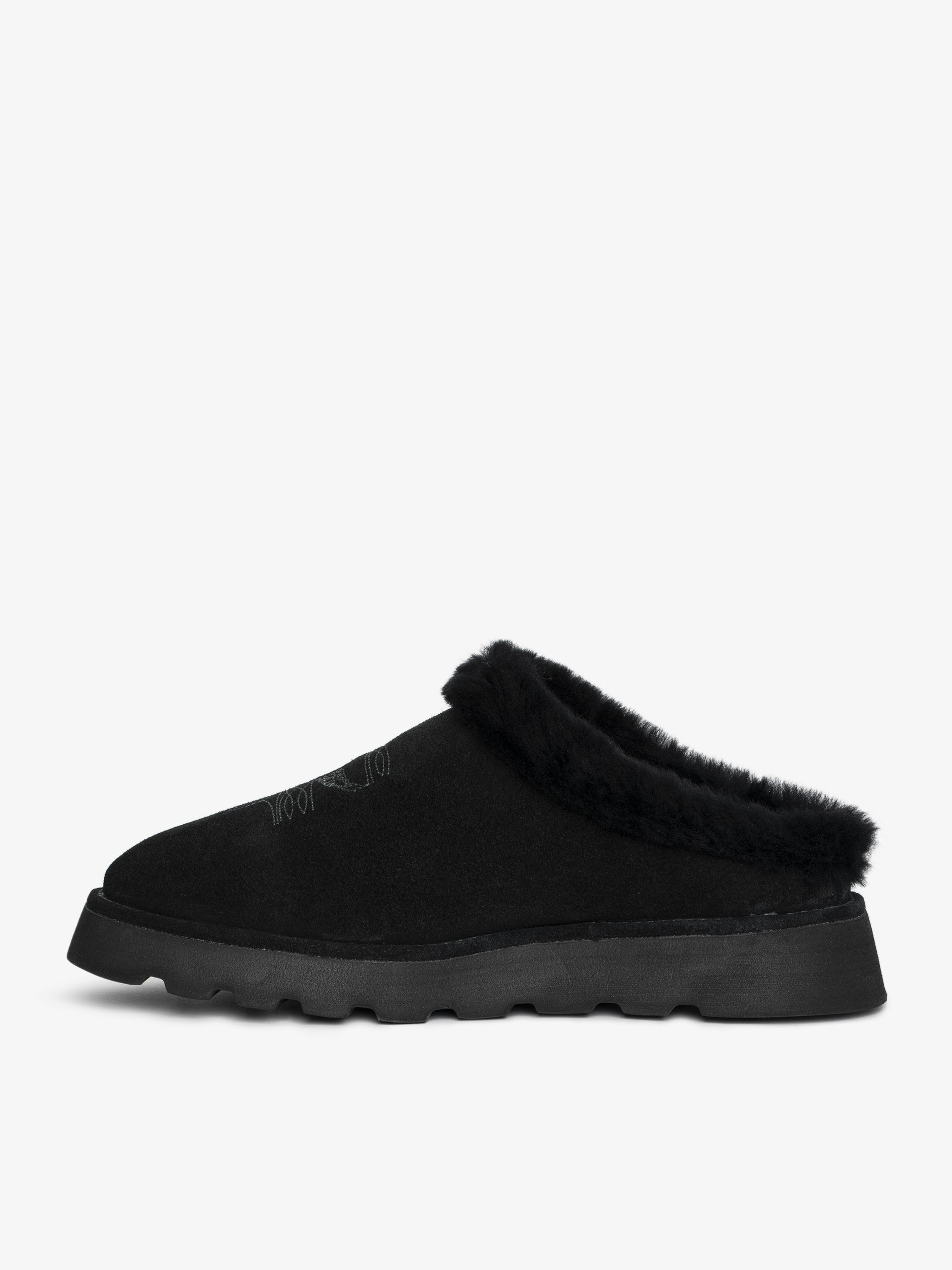Teddy Shearling Mules - 2