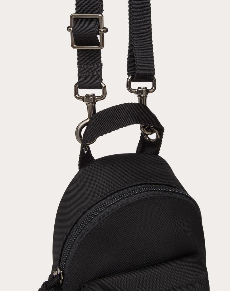 MINI NEON VLTN BACKPACK IN NYLON 5