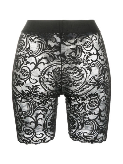 VERSACE lace cycling short tights outlook