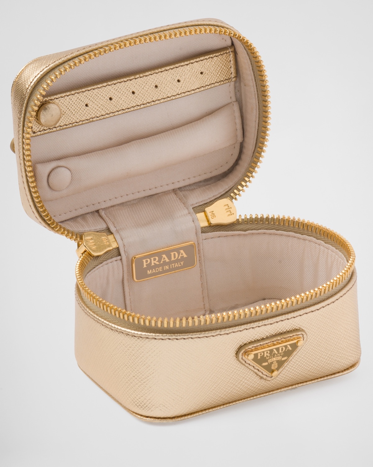 Saffiano leather jewelry beauty case - 3