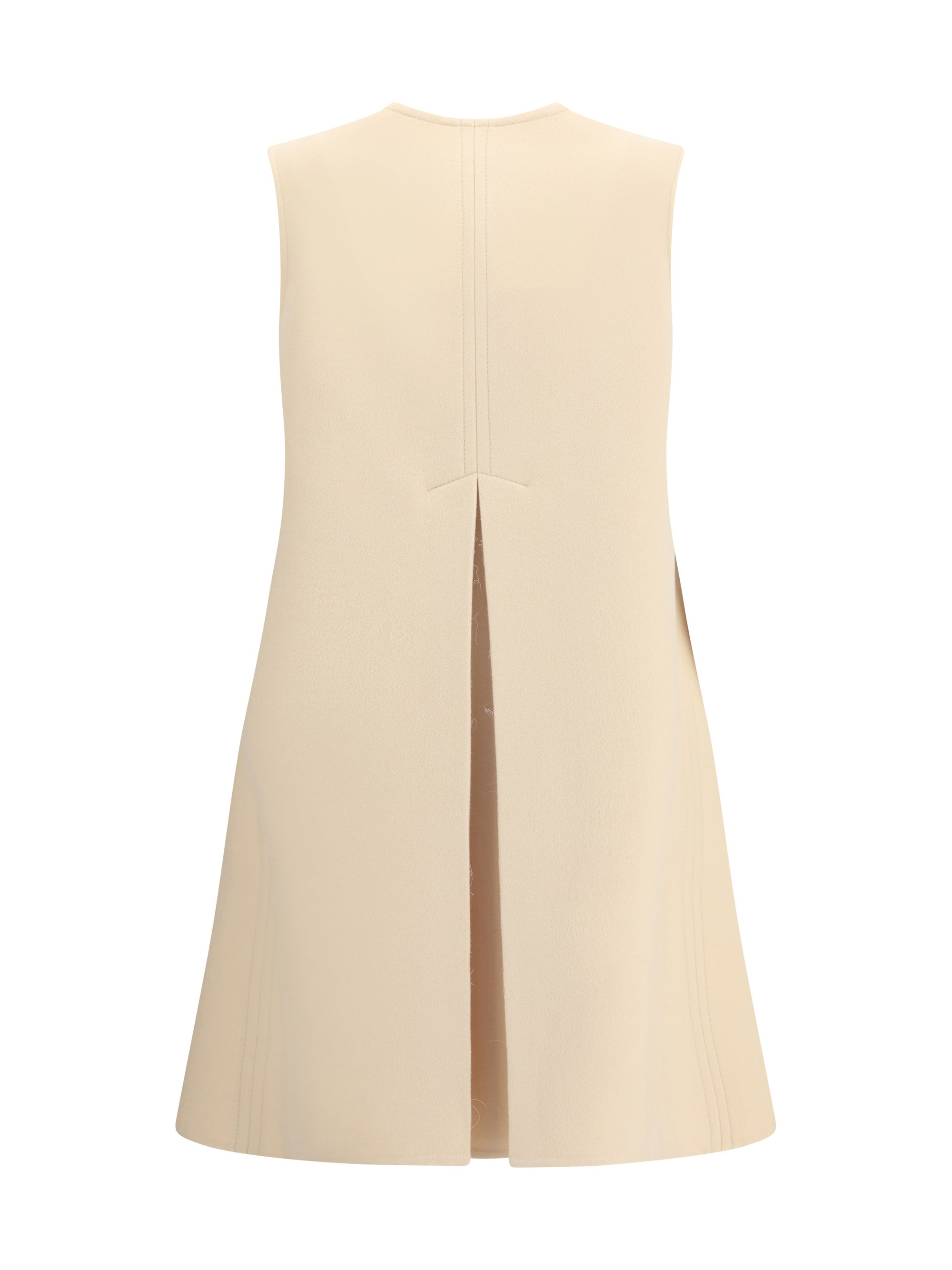 Valentino Women Compact Drap Long Vest - 2