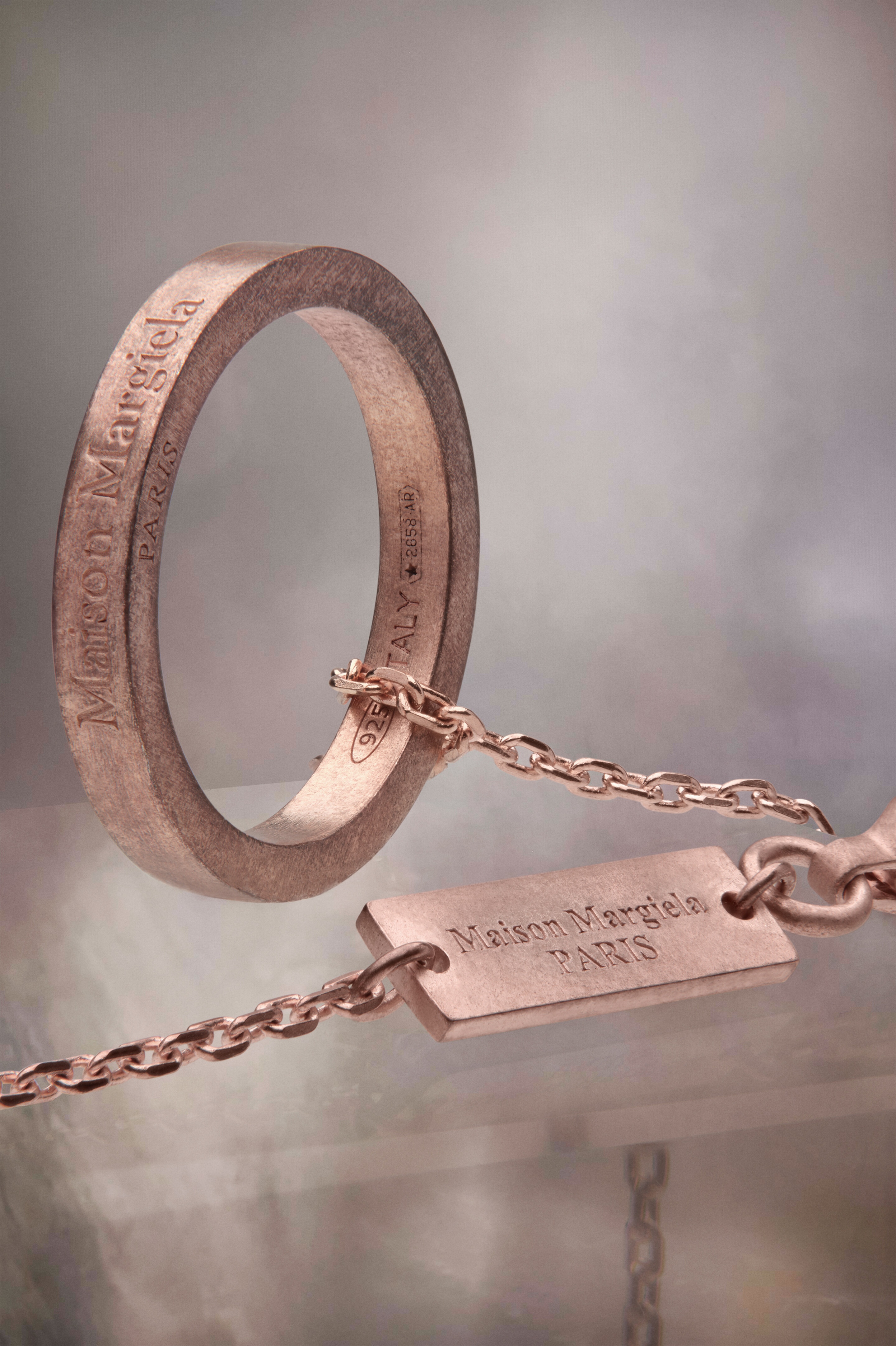 Logo ring necklace - 2