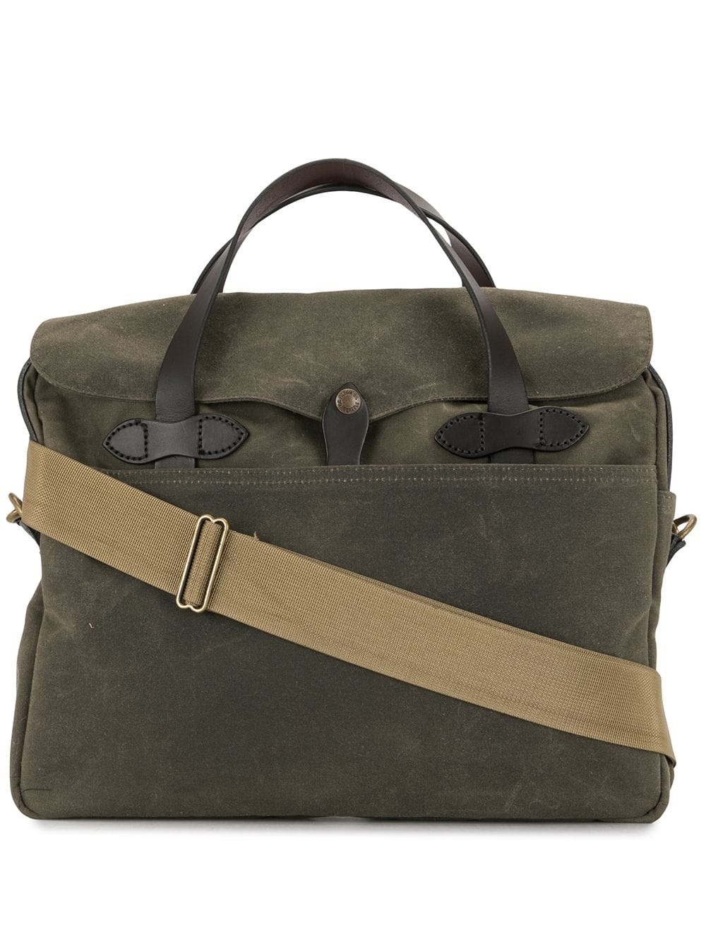 distressed-effect laptop bag - 1