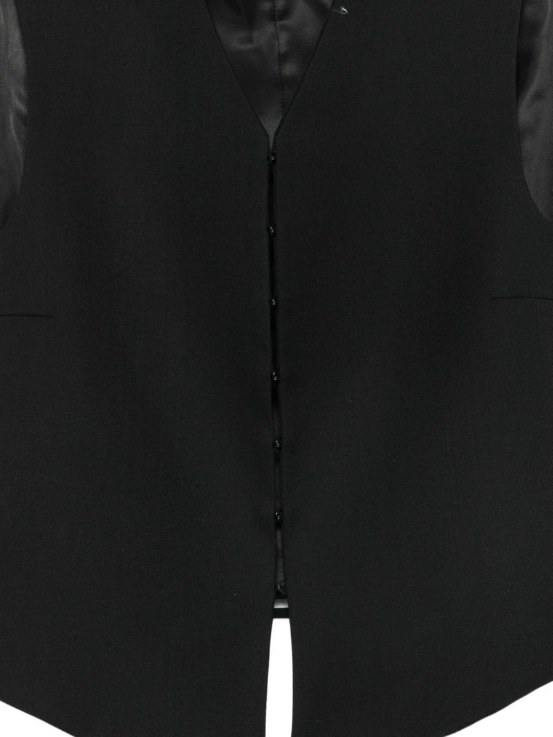 Guia V-neck button-up waistcoat 3