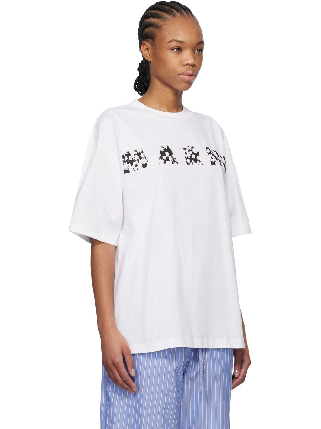 White Pop Fields Logo T-shirt - 2