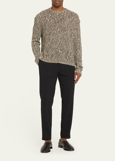 FRAME Men's Marled Linen-Blend Sweater outlook
