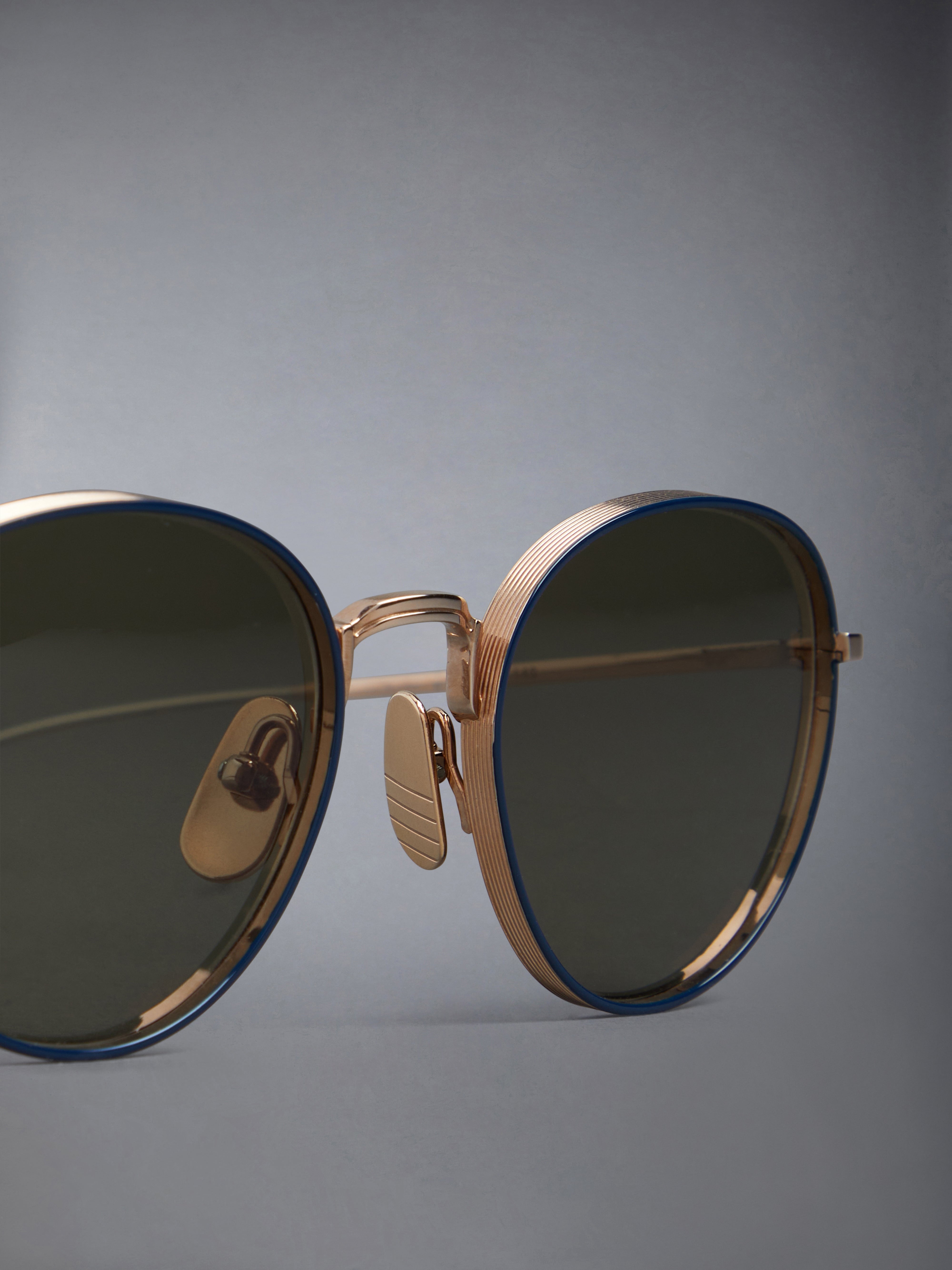 TITANIUM ROUND SUNGLASSES - 5