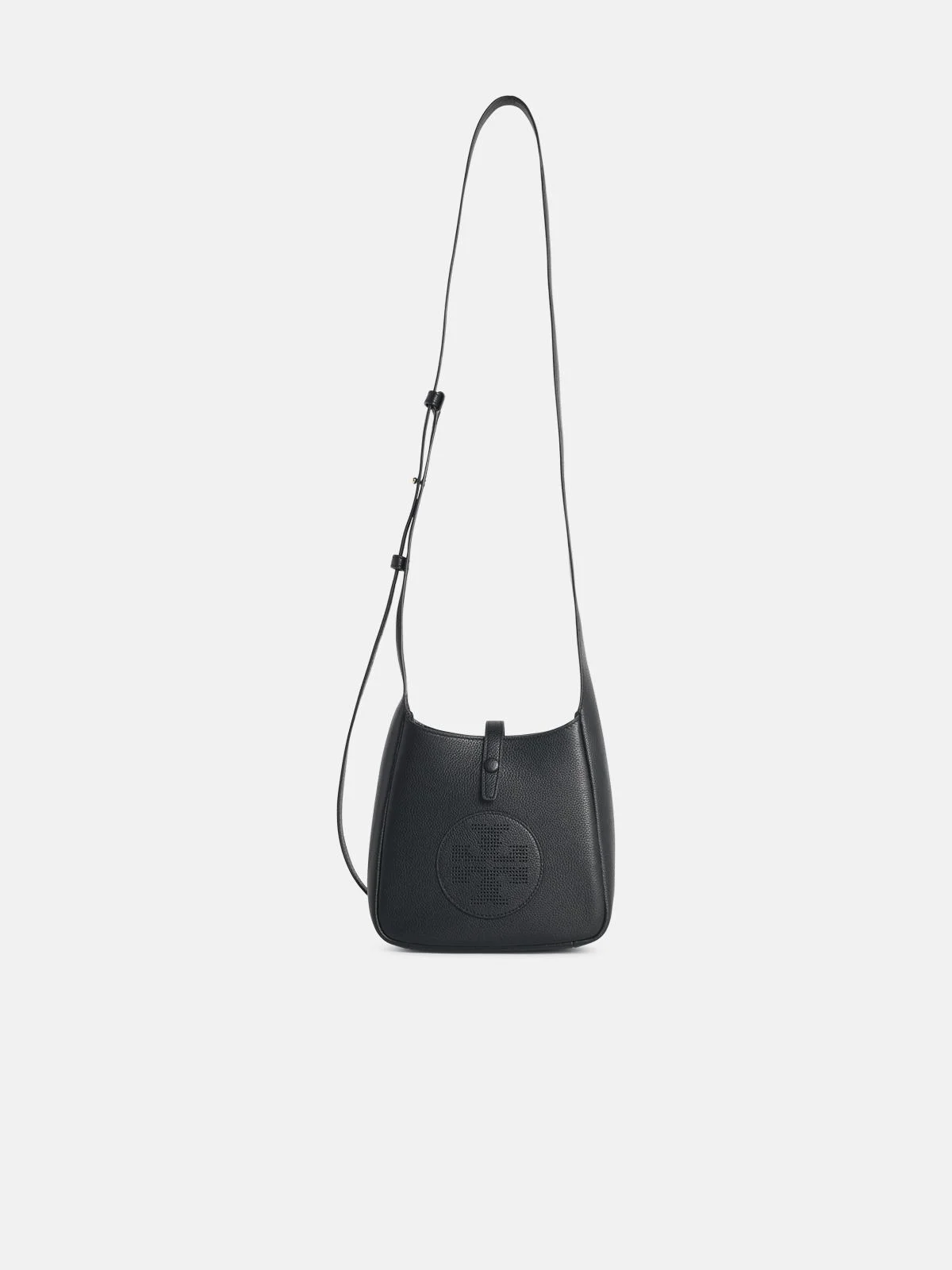 MEDIUM 'MILLER SWING' BLACK LEATHER CROSSBODY BAG - 1