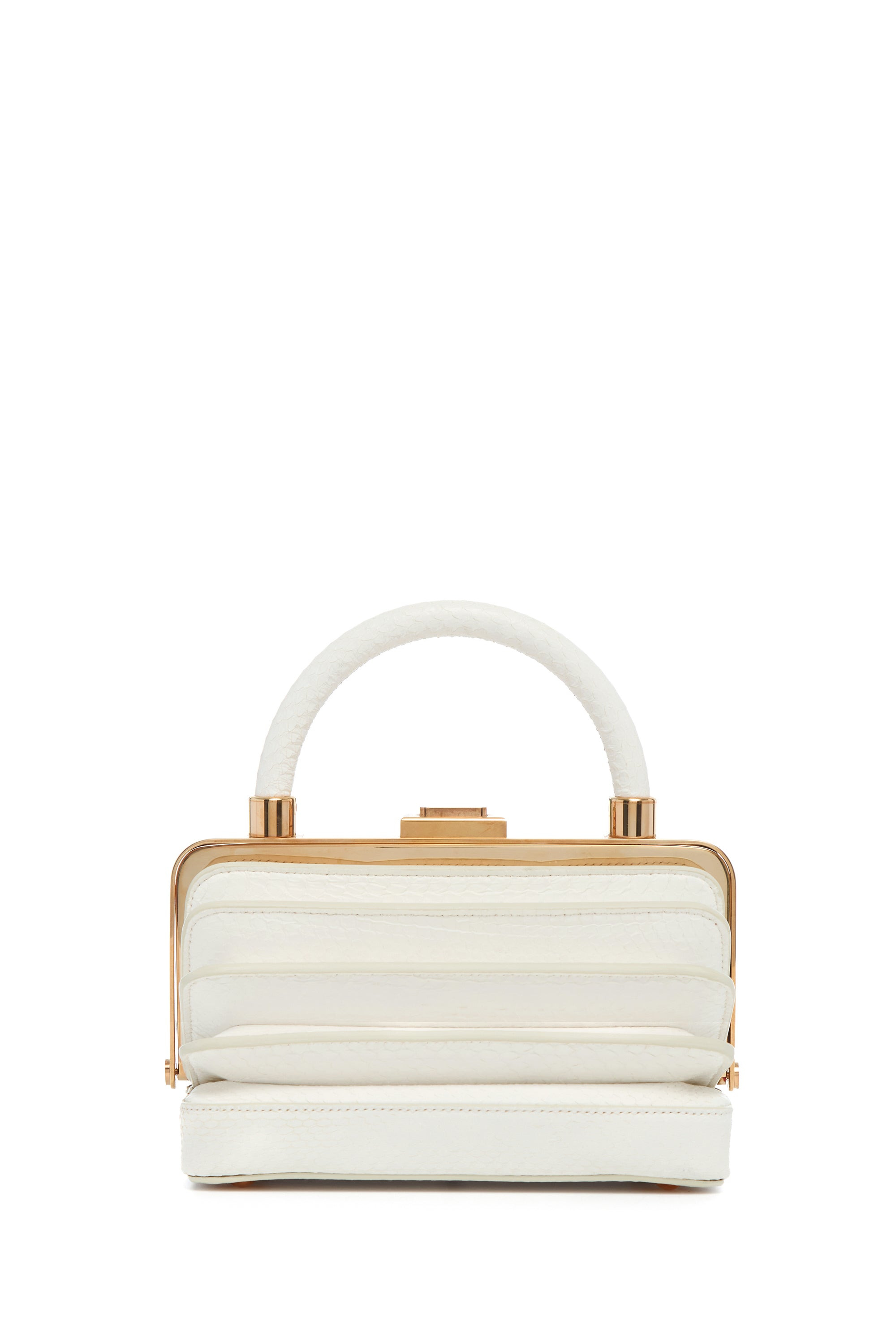 Diana Bag in Ivory Snakeskin - 2