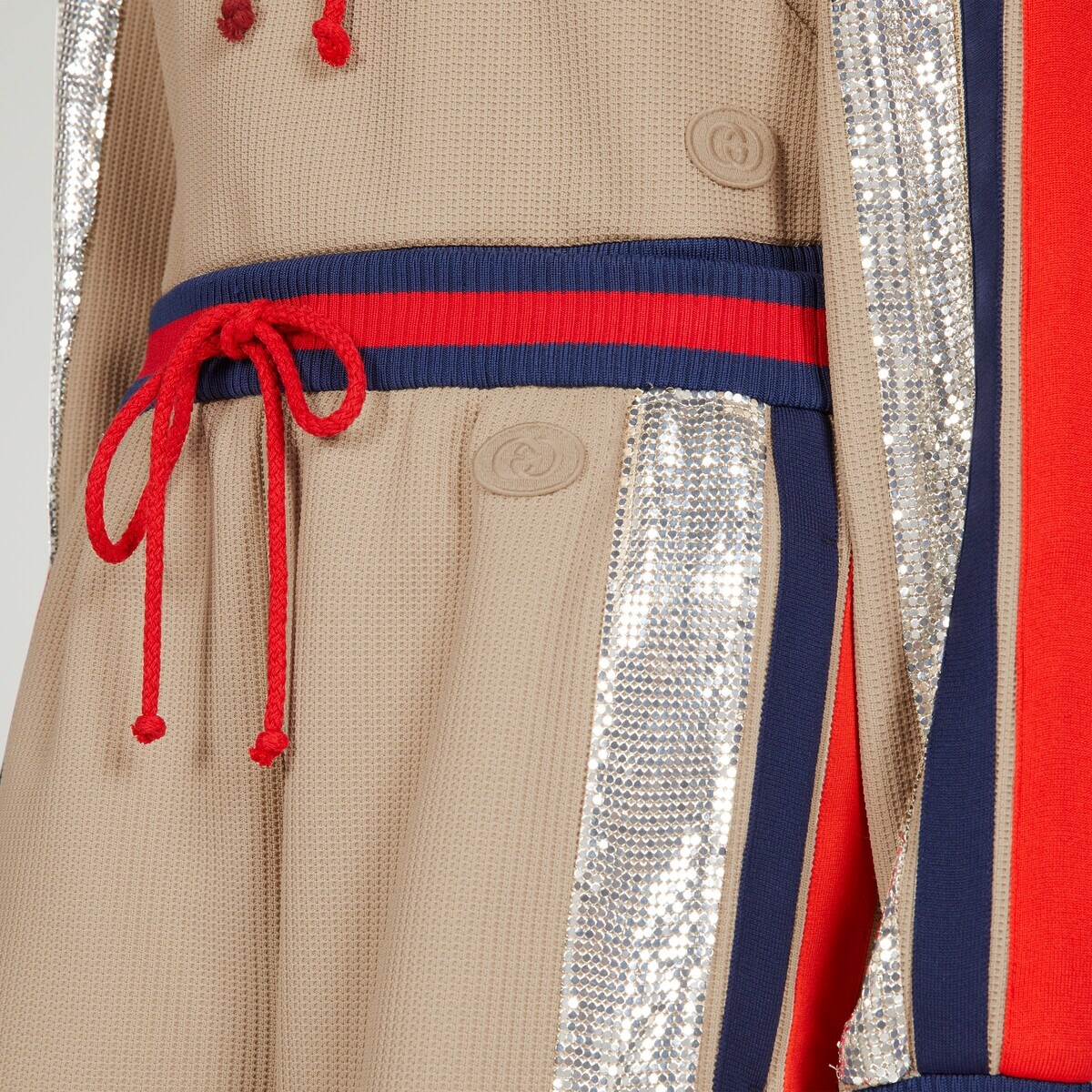 Jersey short with Web detail - 3
