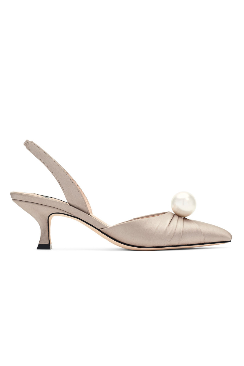 VANDERBILT KITTEN HEEL - PEWTER - 1