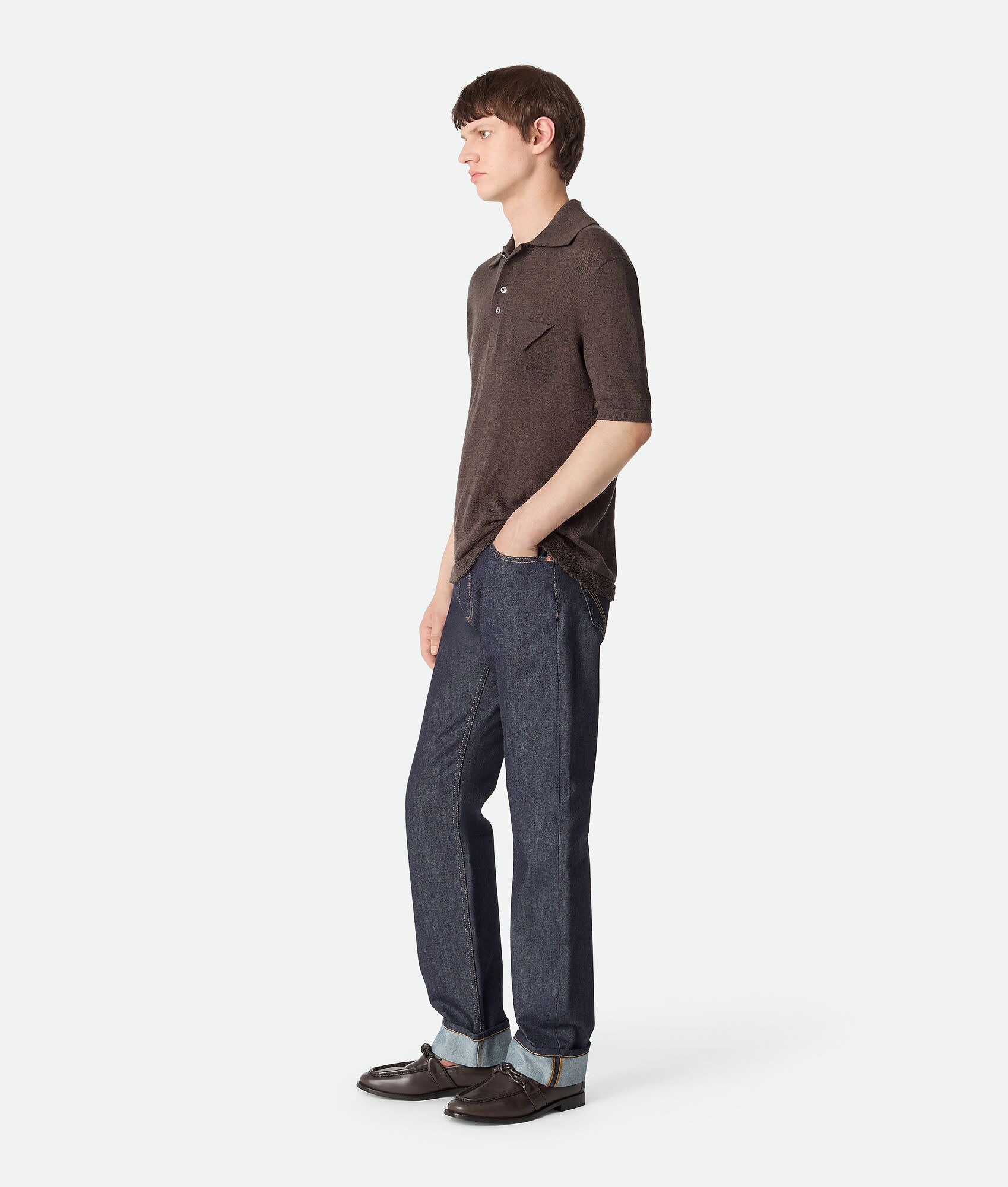 Raw Indigo Straight Jeans - 2