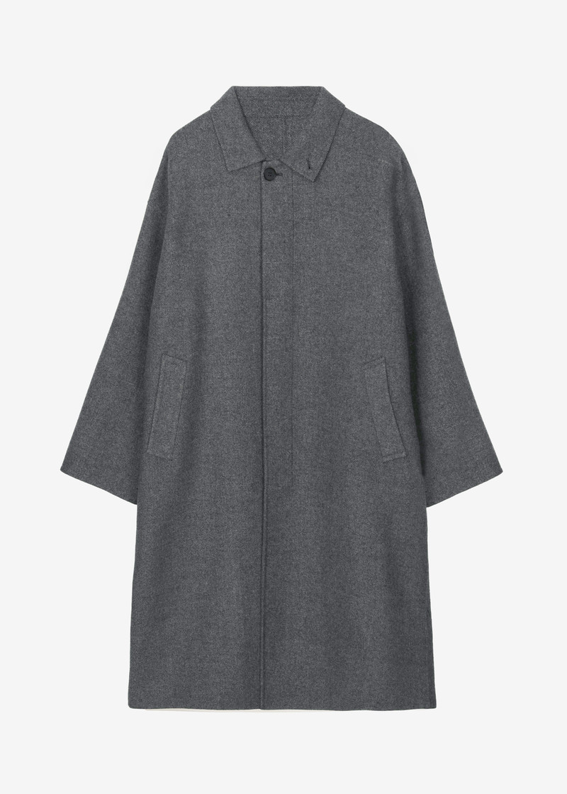 Knole Wool Coat - Grey 1