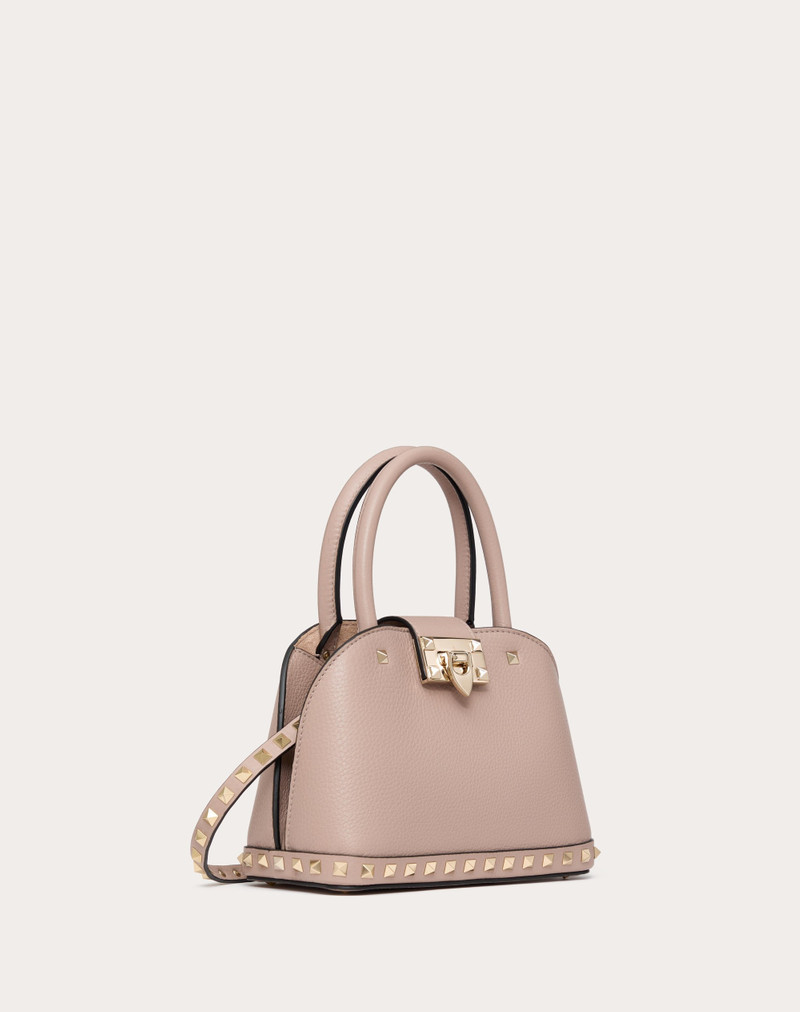 VALENTINO GARAVANI ROCKSTUD SMALL HANDBAG IN GRAINY CALFSKIN 3