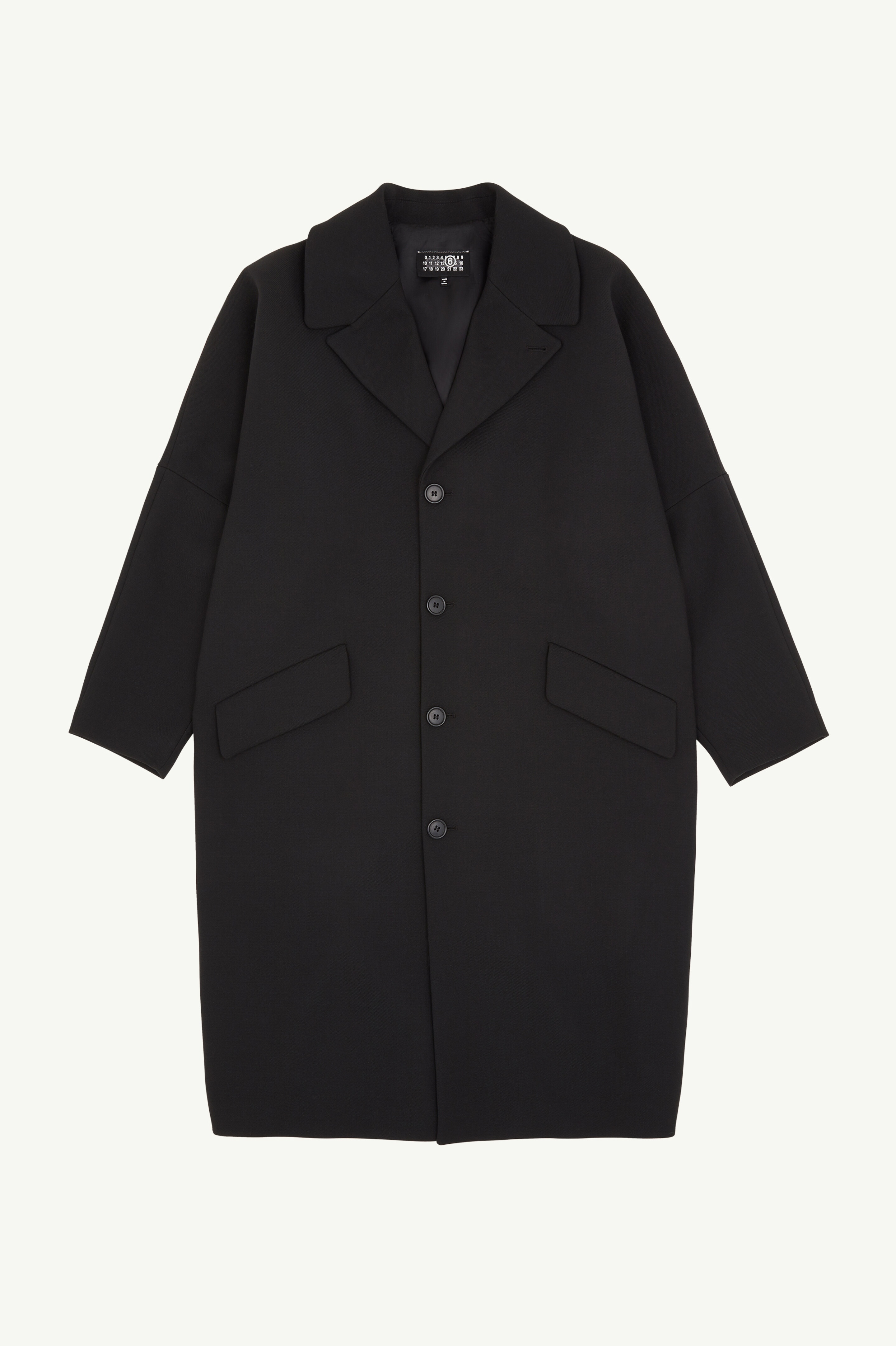 Wool Gabardine Coat - 1