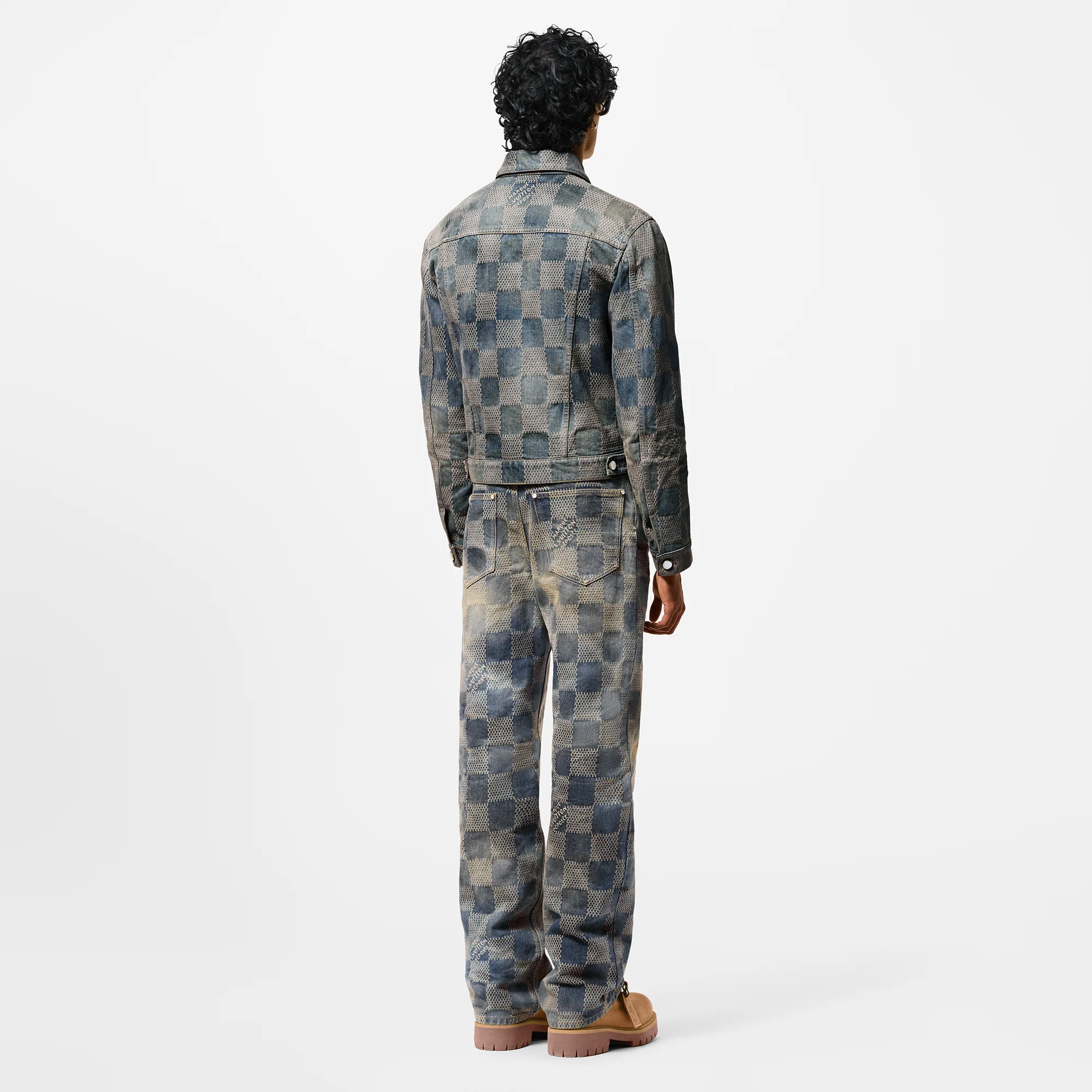 Damier Washed Denim Jacket - 3