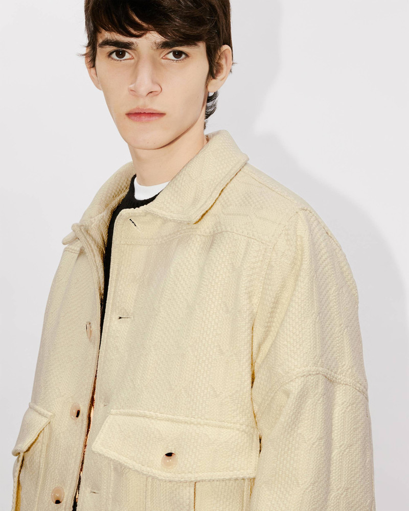 'KENZO Varsity' cable knit jacket 6