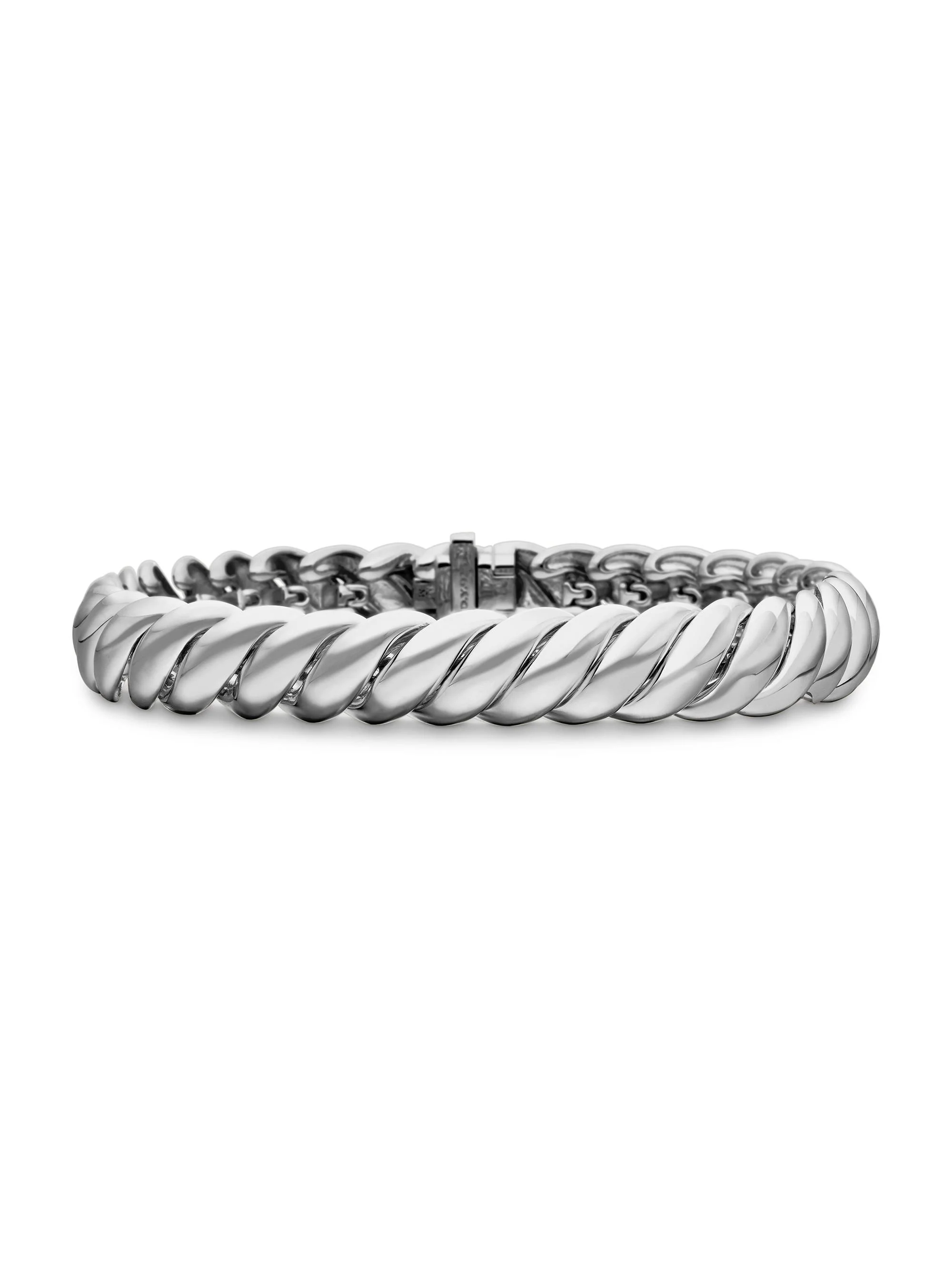 Women's Sculpted Cable Bracelet in Sterling Silver - Silver - 1