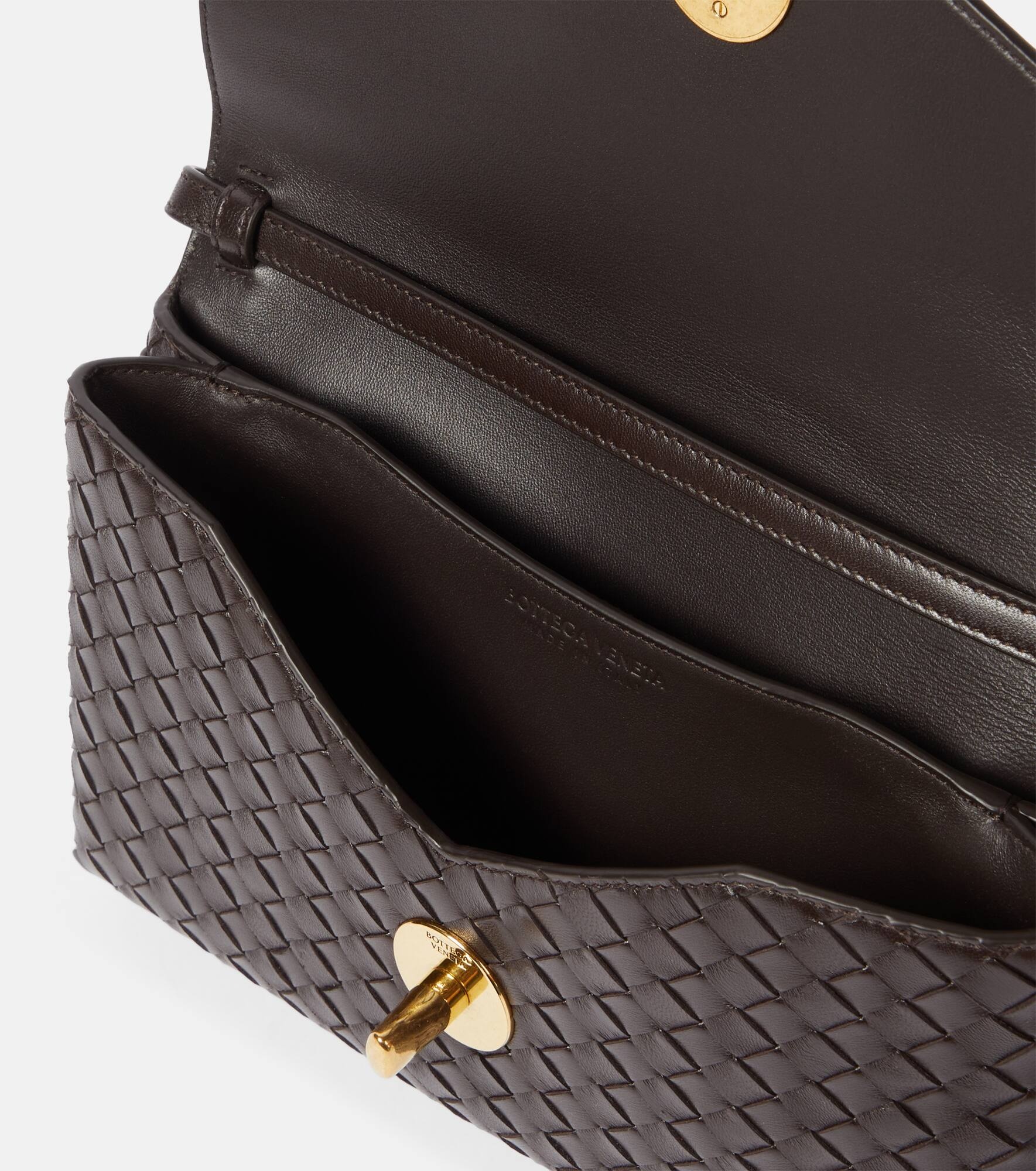 Knot Lock Intrecciato leather crossbody bag - 3