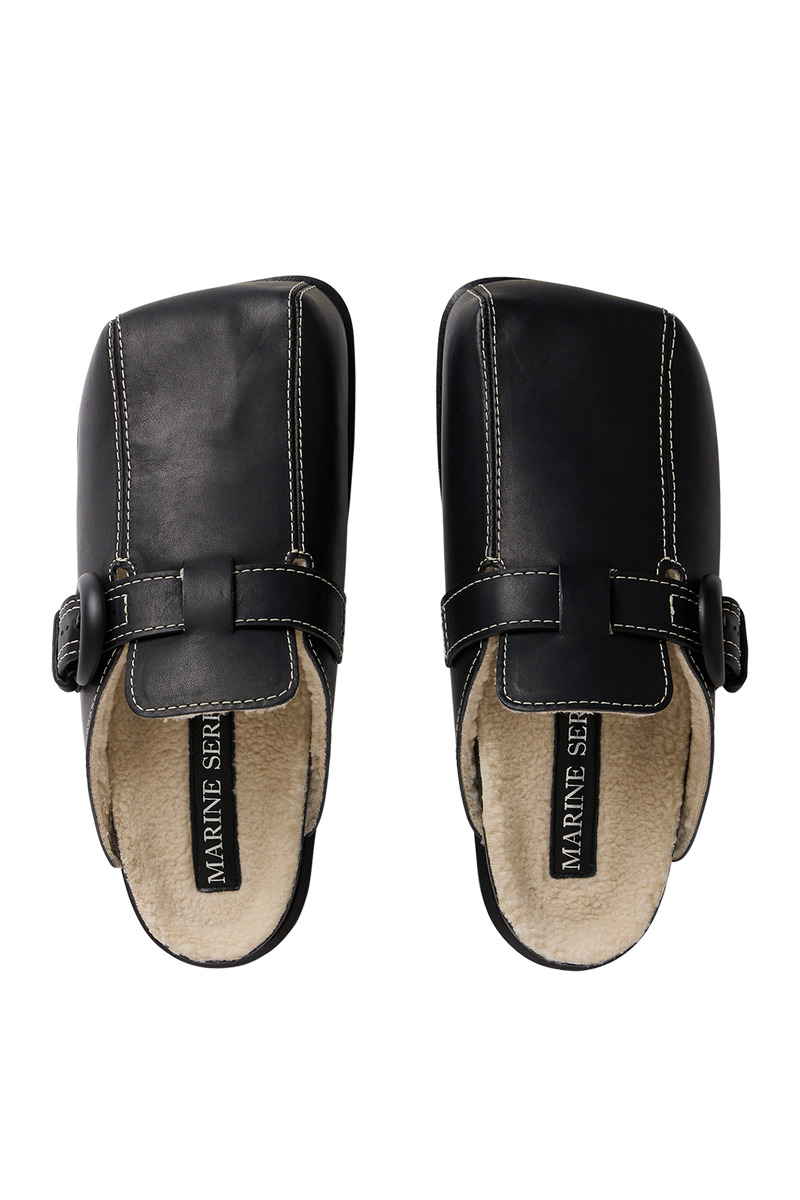 Vegetable Tanned Leather Slide Sandal - 2