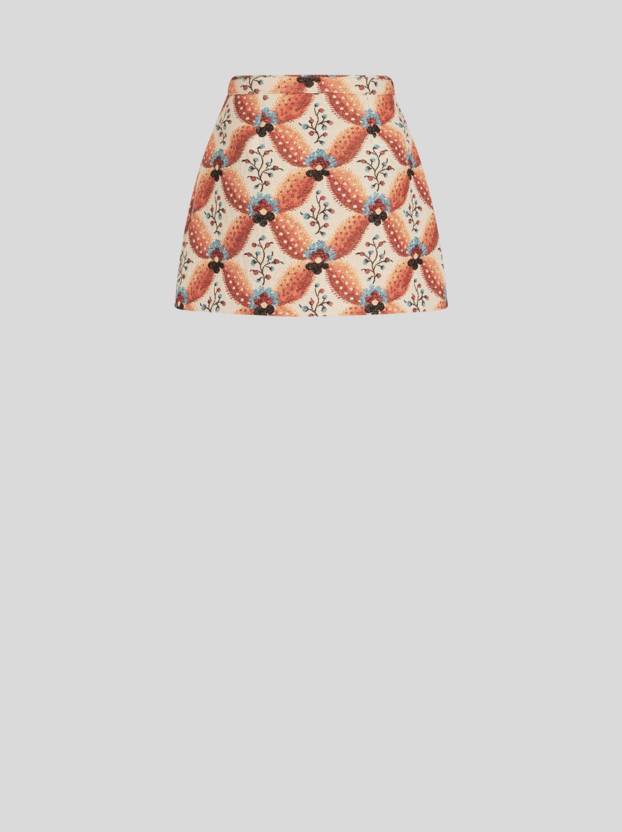 MINI JACQUARD SKIRT - 5
