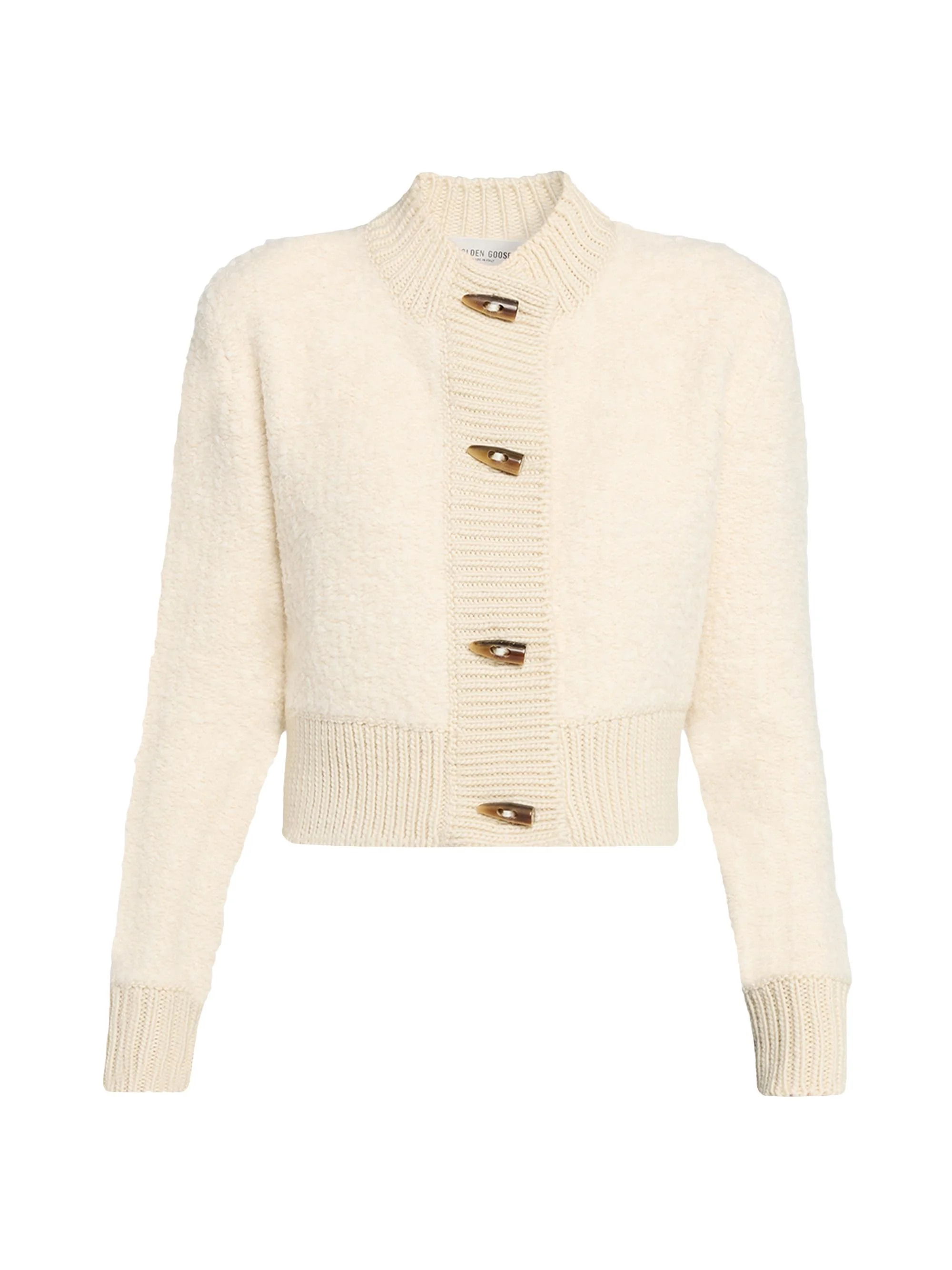 Women's Journey Oxa Bouclé Cardigan - White - 1