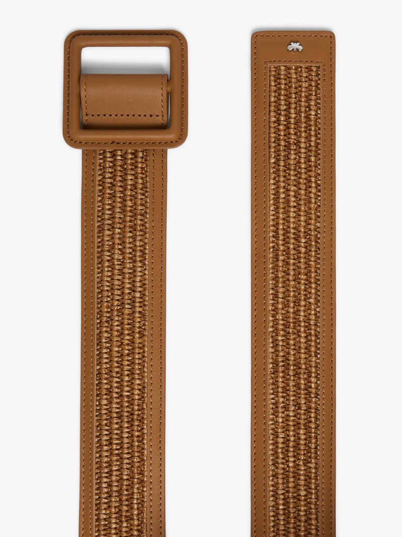 WEEKEND Max Mara BOCCA Raffia-look belt outlook