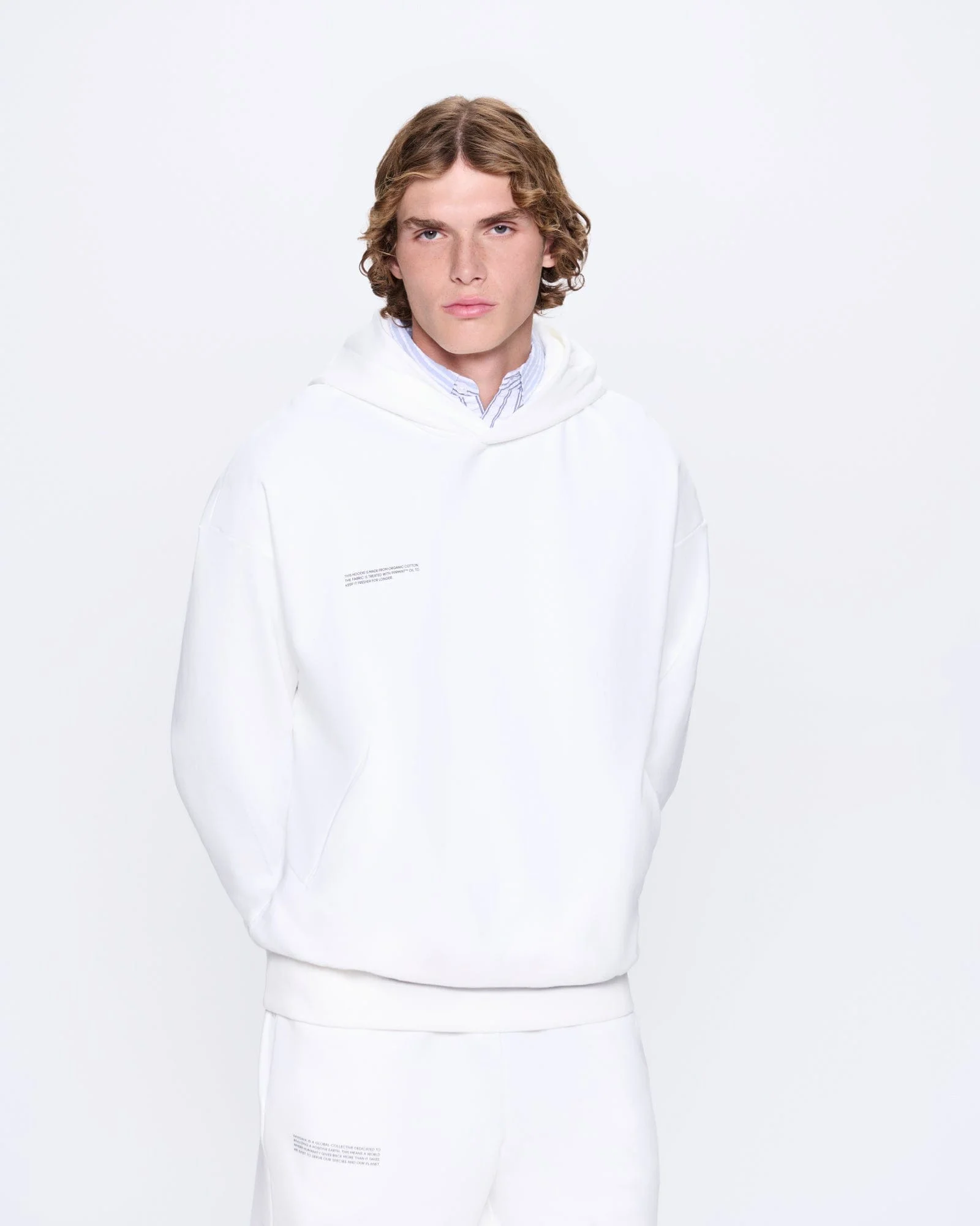 Mens 365 Midweight Hoodie - Off-White - 1