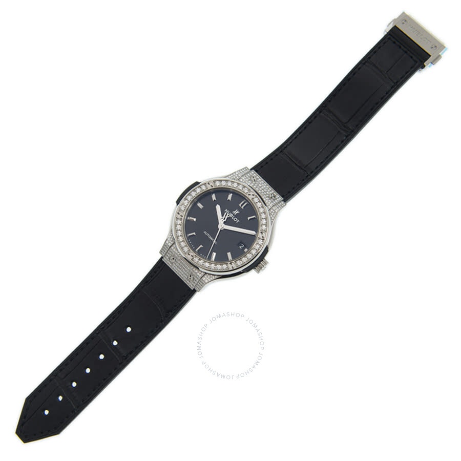 Hublot Classic Fusion Automatic Diamond Black Dial Men's Watch 565.NX.1470.LR.1604 - 3