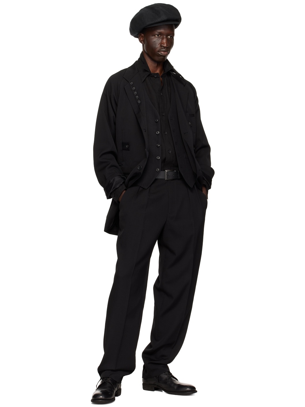 Black 5-Pocket Blazer - 5