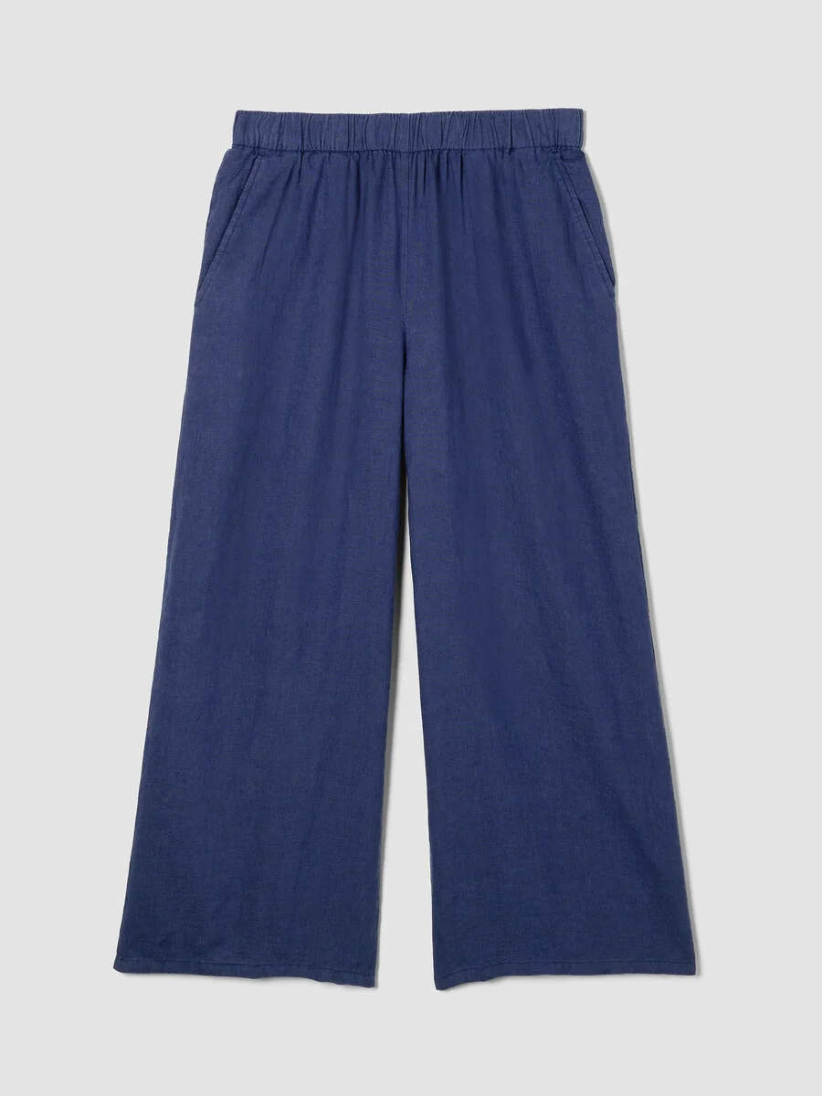 Organic Linen Wide-Leg Pant - 1
