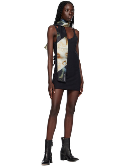 Our Legacy Black Scoop Minidress outlook