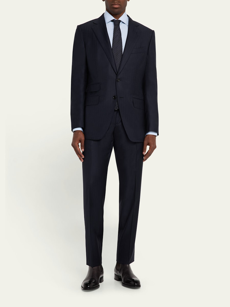 TOM FORD Men's O'Connor Herringbone Suit outlook