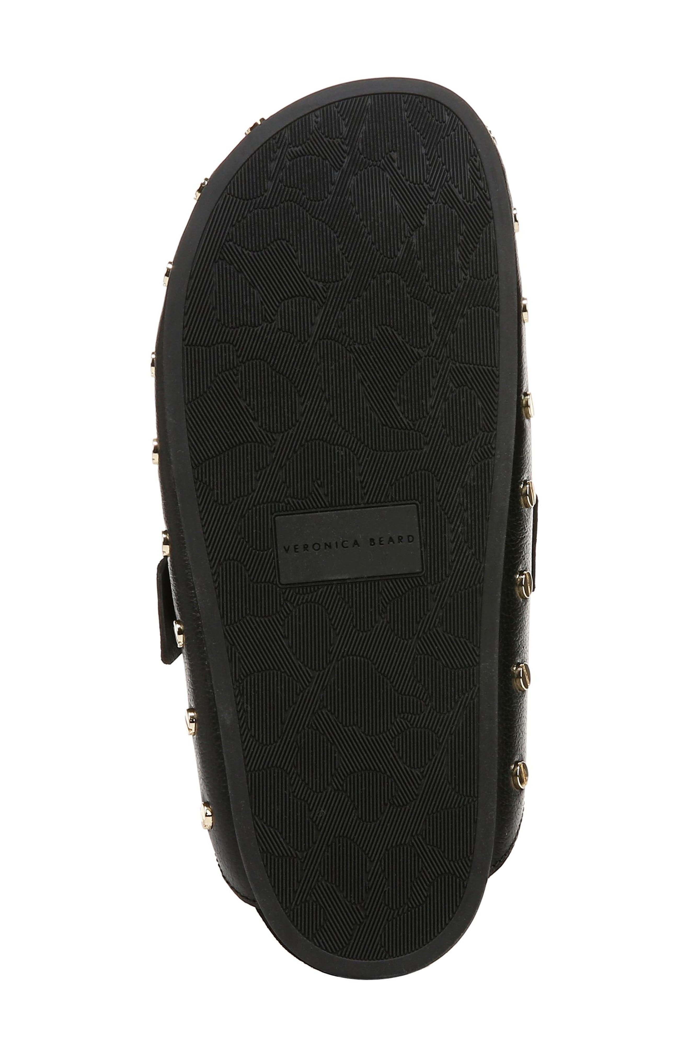 Veronica Beard Fern 2 Genuine Shearling Clog in Black at Nordstrom - 6