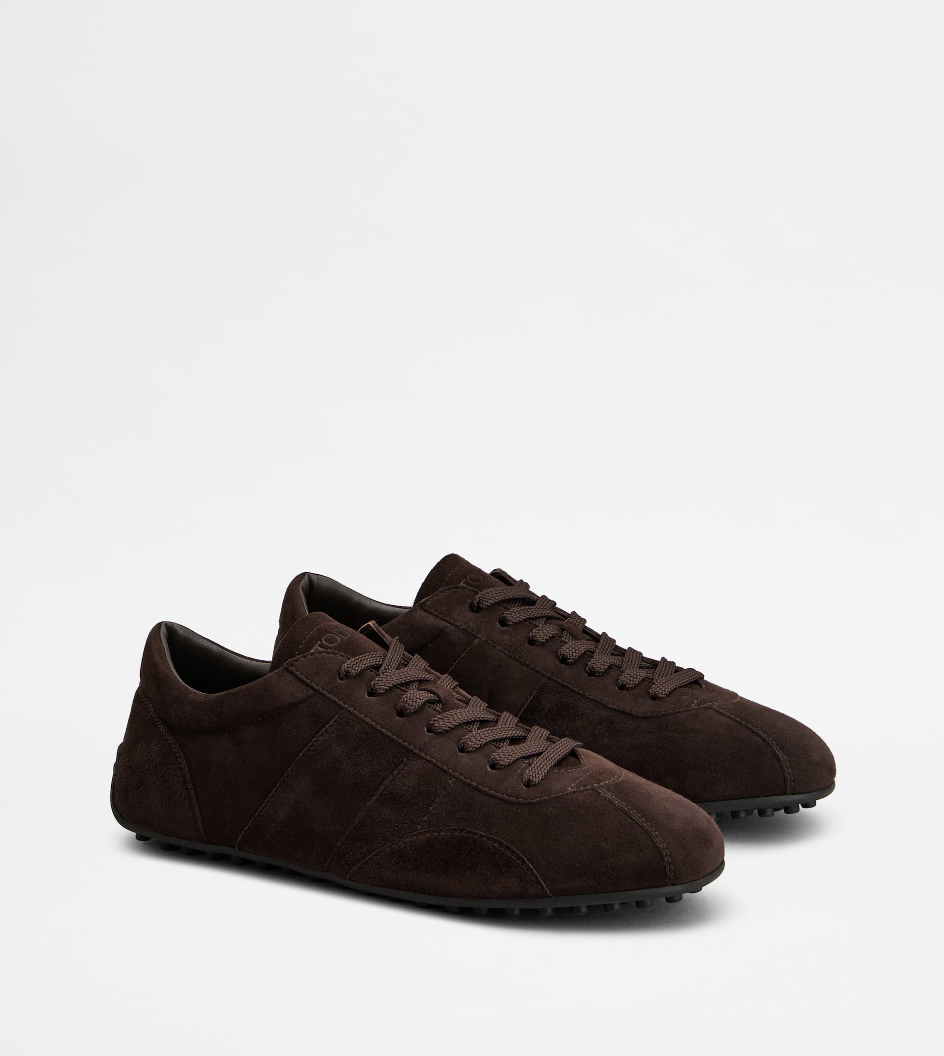 TOD'S T-MARATHON SNEAKERS IN SUEDE - BROWN - 2