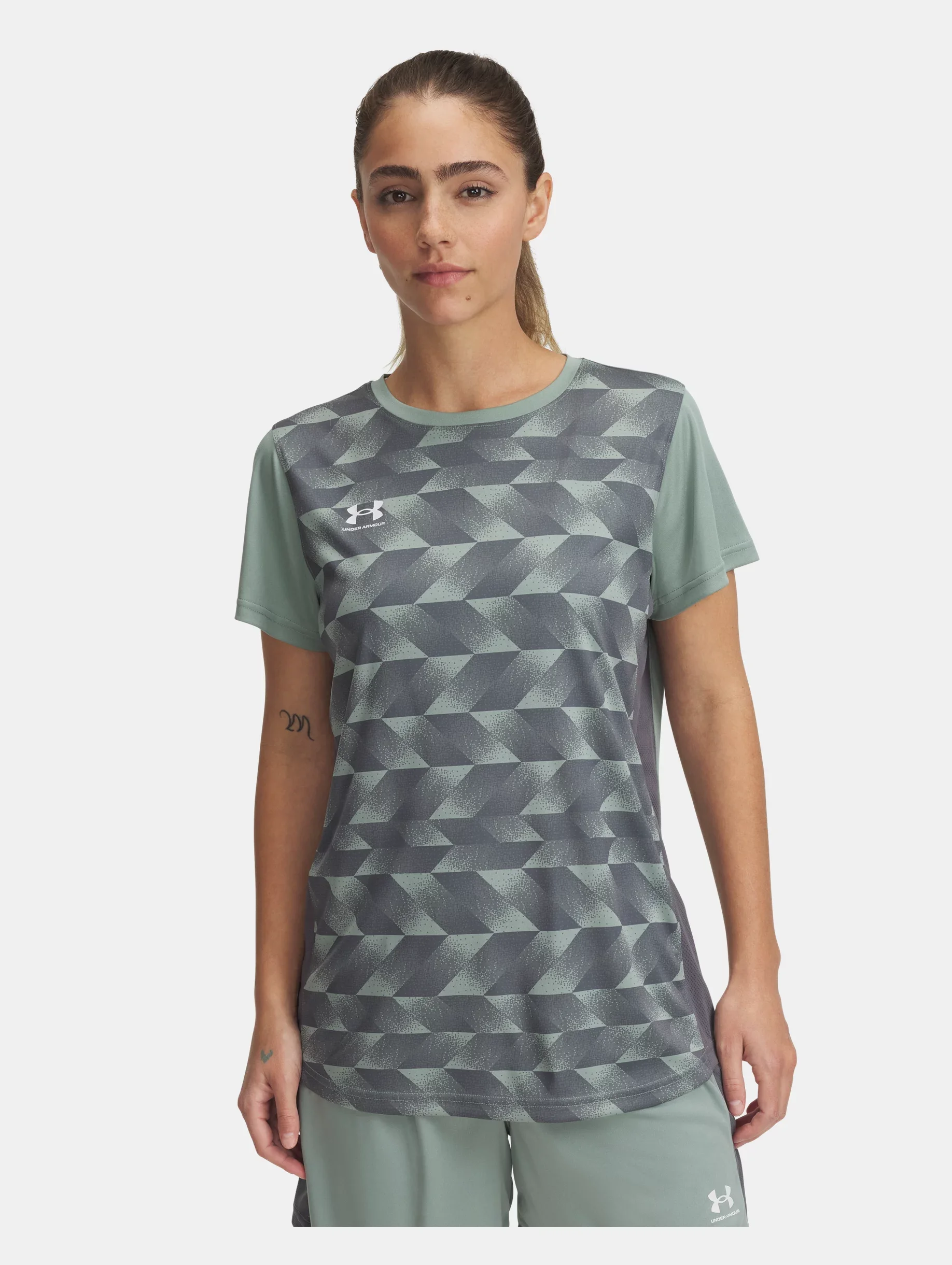Women's UA Challenger Training Printed Short Sleeve - 1