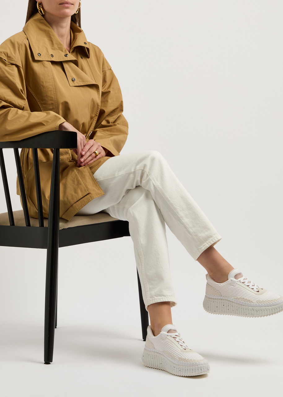 Chloe Nama Panelled Knitted Sneakers - 5