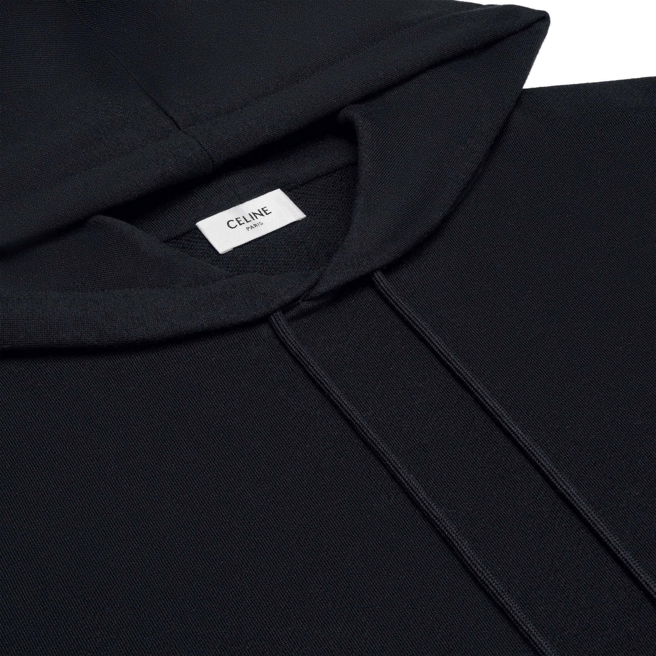 triomphe loose hoodie in cotton and cashmere - 4