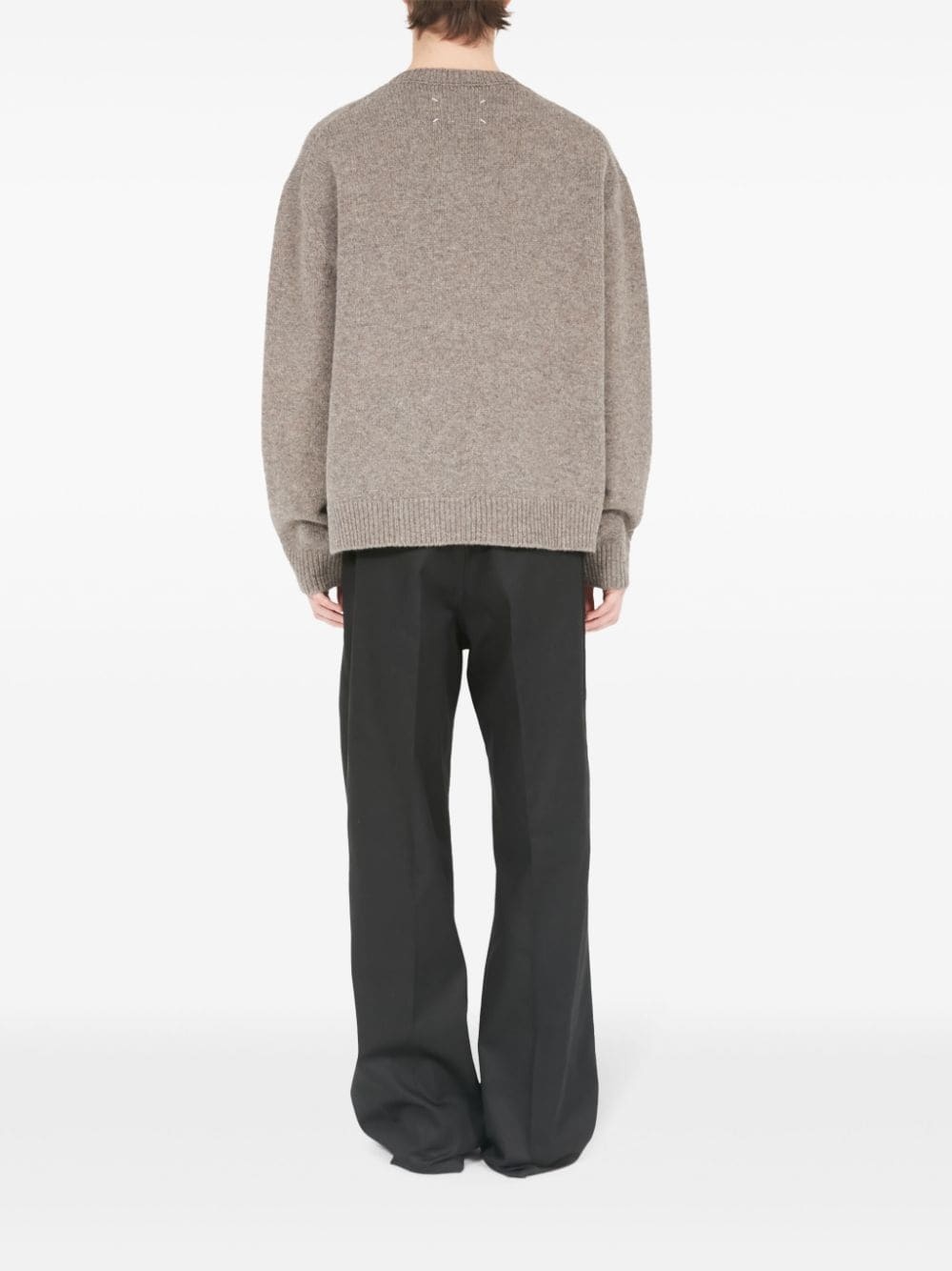 speckle-knit wool jumper - 4
