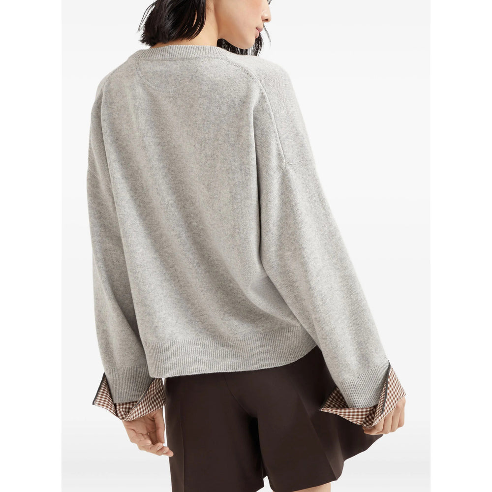 Brunello Cucinelli Grey Knitwear - Jumpers Women - 3