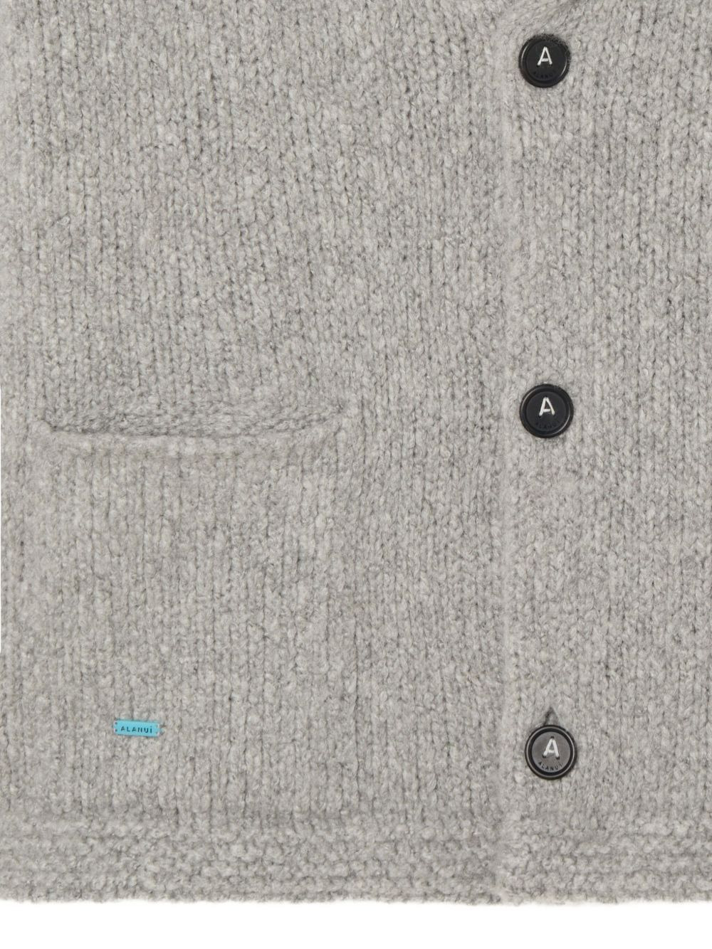 shawl-collar button cardigan - 5