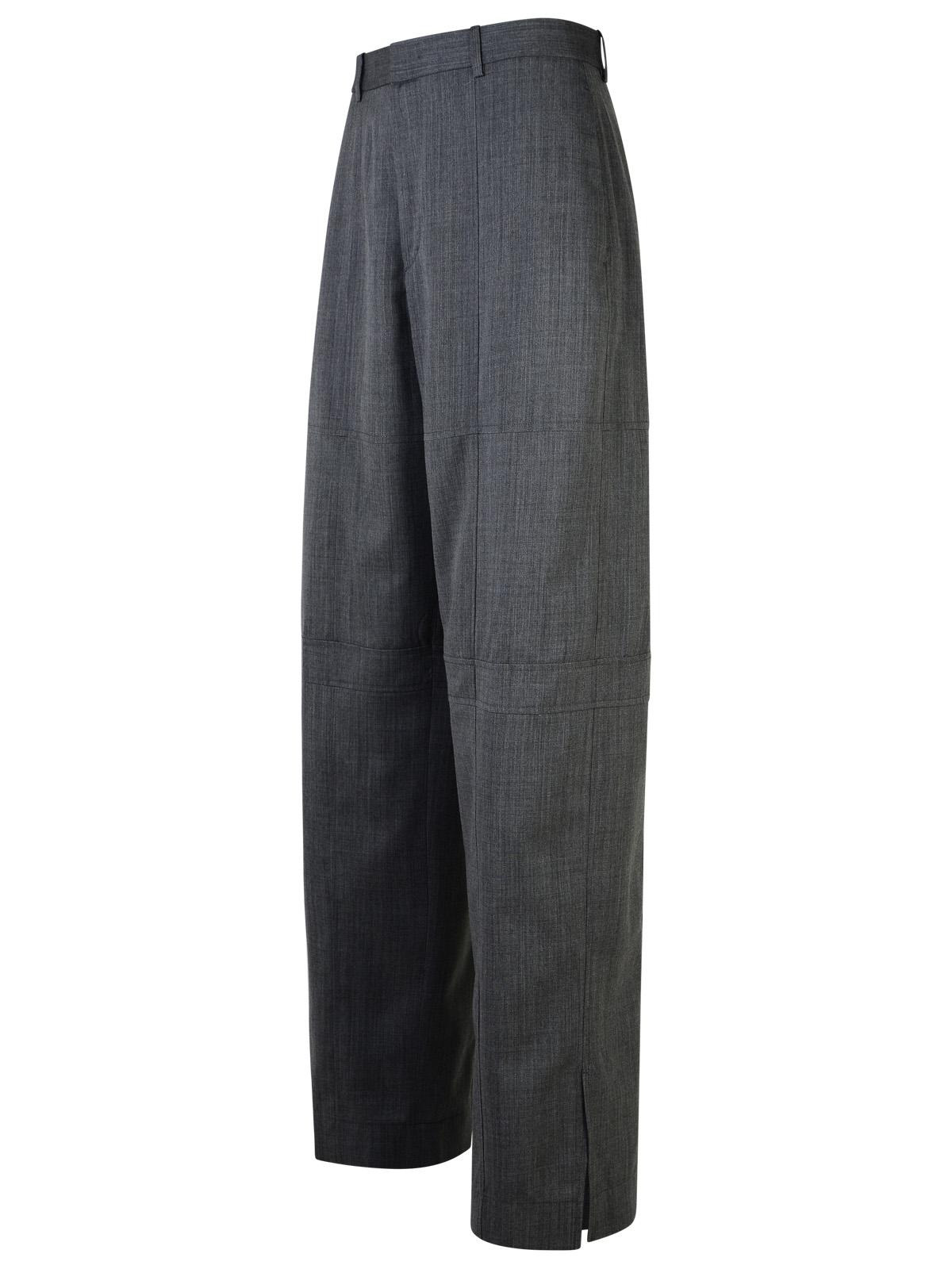 Jil Sander Grey Wool Trousers Men - 2